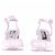 Carel Slingback in vichy rosa - vista 3