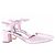 Carel Slingback in vichy rosa - vista 6