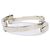 Bracciale a maglie a piastra GUCCI 925 Argento - vista 3