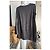 Munthe Plus Simonsen Camiseta PLU de rayas grises manga larga Gris antracita - vista 6