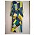 Emilio Pucci Maxikleid mit geometrischem Print Blau Beige Grün Gelb Dunkelblau - Ansicht 2