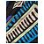 Abito Emilio Pucci Stampa Geometrica Blu e Bianca Nero Bianco Verde Grigio Blu chiaro - vista 6