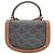 Céline Borsa a tracolla Celine Mini Buzas Claire Marrone - vista 3