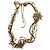 Collana Sautoir Chanel in Metallo Dorato e Perle Crudo Gold hardware