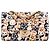 Timeless Chanel Klappentasche aus bedrucktem Stoff, Multicolour Braun Weiß Mehrfarben Beige