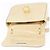 Céline Borsa a Tracolla CELINE Vernice Beige Tono Oro Auth 198345A - vista 10