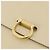 Céline Borsa a Tracolla CELINE Vernice Beige Tono Oro Auth 198345A - vista 17