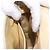 Céline Borsa a Tracolla CELINE Vernice Beige Tono Oro Auth 198345A - vista 20