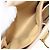 Céline Borsa a Tracolla CELINE Vernice Beige Tono Oro Auth 198345A - vista 22