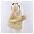Céline Borsa a Tracolla CELINE Vernice Beige Tono Oro Auth 198345A - vista 23
