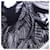 Borsa a tracolla PRADA Nylon Black Silver Auth 198359V Nero Argento - vista 21