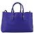 Borsa Tote VERSACE Medusa in pelle 2 vie Blu Tono Oro Auth BA14875V - vista 2