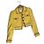 Chanel Kurze Tweedjacke Gelb
