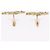 CHANEL Pierce Metal Gold Tone CC Auth 198819 - vista 10