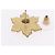 CHANEL Pierce Metal Gold Tone CC Auth 198819 - vista 4
