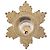 CHANEL Pierce Metal Gold Tone CC Auth 198819 - vista 7