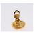 Orecchini CHANEL metallo Gold Tone CC Auth 198844V - vista 10
