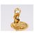 Orecchini CHANEL metallo Gold Tone CC Auth 198844V - vista 5