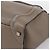 Céline CELINE Luggage Mini Hand Bag Leather Gray Silver Auth am12449A Marrone Argento - vista 15