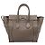 Céline CELINE Luggage Mini Hand Bag Leather Gray Silver Auth am12449A Marrone Argento - vista 2