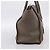 Céline CELINE Luggage Mini Hand Bag Leather Gray Silver Auth am12449A Marrone Argento - vista 3
