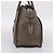 Céline CELINE Luggage Mini Hand Bag Leather Gray Silver Auth am12449A Marrone Argento - vista 4