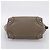 Céline CELINE Luggage Mini Hand Bag Leather Gray Silver Auth am12449A Marrone Argento - vista 5