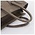 Céline CELINE Luggage Mini Hand Bag Leather Gray Silver Auth am12449A Marrone Argento - vista 7