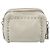 Miu Miu Matelasse Chain Shoulder Pouch Vitellolux Ivory Silver Auth 198684A Argento Crudo - vista 2