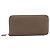 Hermès HERMES Azap Long Silk Inn Cartera Larga de Cuero Beige Silver Auth 198757A Plata - vista 13
