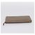 Hermès HERMES Azap Long Silk Inn Cartera Larga de Cuero Beige Silver Auth 198757A Plata - vista 6