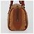 Borsa MCM Logogram Vicetos Mini Boston Bag PVC Leather Brown Gold Auth mr2858 Marrone D'oro - vista 3