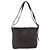 Borsa a tracolla FENDI Celeria in pelle marrone argento Auth 198325 - vista 2