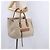 Céline Borsa a Mano CELINE Luggage Phantom Canvas Beige Gold Tone Auth 198501A - vista 23
