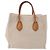 Céline Borsa a Mano CELINE Luggage Phantom Canvas Beige Gold Tone Auth 198501A - vista 3
