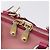 Borsa a mano Miu Miu in pelle 2way Rosa Oro Auth 197469A D'oro - vista 10
