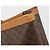 Céline Borsa Tote CELINE Macadam Canvas PVC Pelle Marrone Oro Auth 198251 D'oro - vista 9