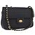 Borsa a tracolla con catena BALLY in pelle nera e oro Auth kk707A Nero D'oro