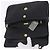 Borsa a tracolla con catena BALLY in pelle nera e oro Auth kk707A Nero D'oro - vista 9