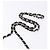 Borsa a tracolla CHANEL Matelasse25 Chain in tela nera argento CC Auth 198742 Nero - Ansicht 14