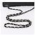 Borsa a tracolla CHANEL Matelasse25 Chain in tela nera argento CC Auth 198742 Nero - Ansicht 7