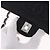 Borsa a tracolla CHANEL Matelasse25 Chain in tela nera argento CC Auth 198742 Nero - Ansicht 9