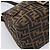 Borsa a tracolla FENDI Zucca Canvas Mamma Baguette Marrone Nero Auth 197339V - vista 15