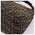 Borsa a tracolla FENDI Zucca Canvas Mamma Baguette Marrone Nero Auth 197339V - vista 16
