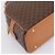Céline Borsa a mano CELINE Macadam Canvas PVC Leather Brown Gold Auth am12157V Marrone D'oro - vista 14