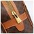 Céline Borsa a mano CELINE Macadam Canvas PVC Leather Brown Gold Auth am12157V Marrone D'oro - vista 17