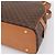 Céline Borsa a mano CELINE Macadam Canvas PVC Leather Brown Gold Auth am12157V Marrone D'oro - vista 9