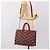 Borsa a tracolla con catena Miu Miu Canvas 2way Rosso Oro Auth 198710A D'oro - vista 23
