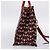 Borsa a tracolla con catena Miu Miu Canvas 2way Rosso Oro Auth 198710A D'oro - vista 3