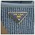 PRADA Handtasche aus Stroh 2way Hellblau Gold Auth 197472A Golden - Ansicht 20
